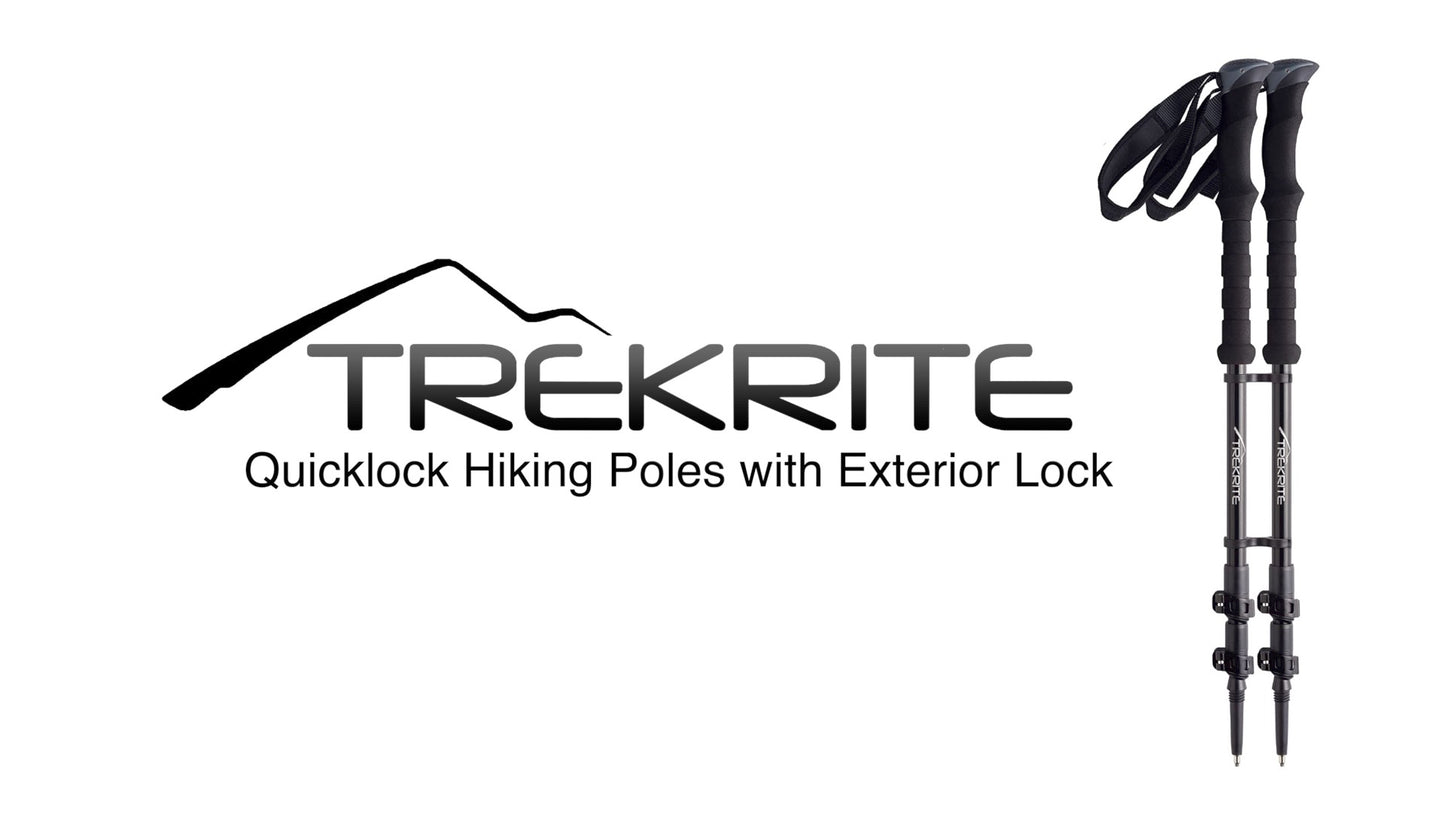 Trekrite Quicklock Telescopic Trekking Poles - Pair