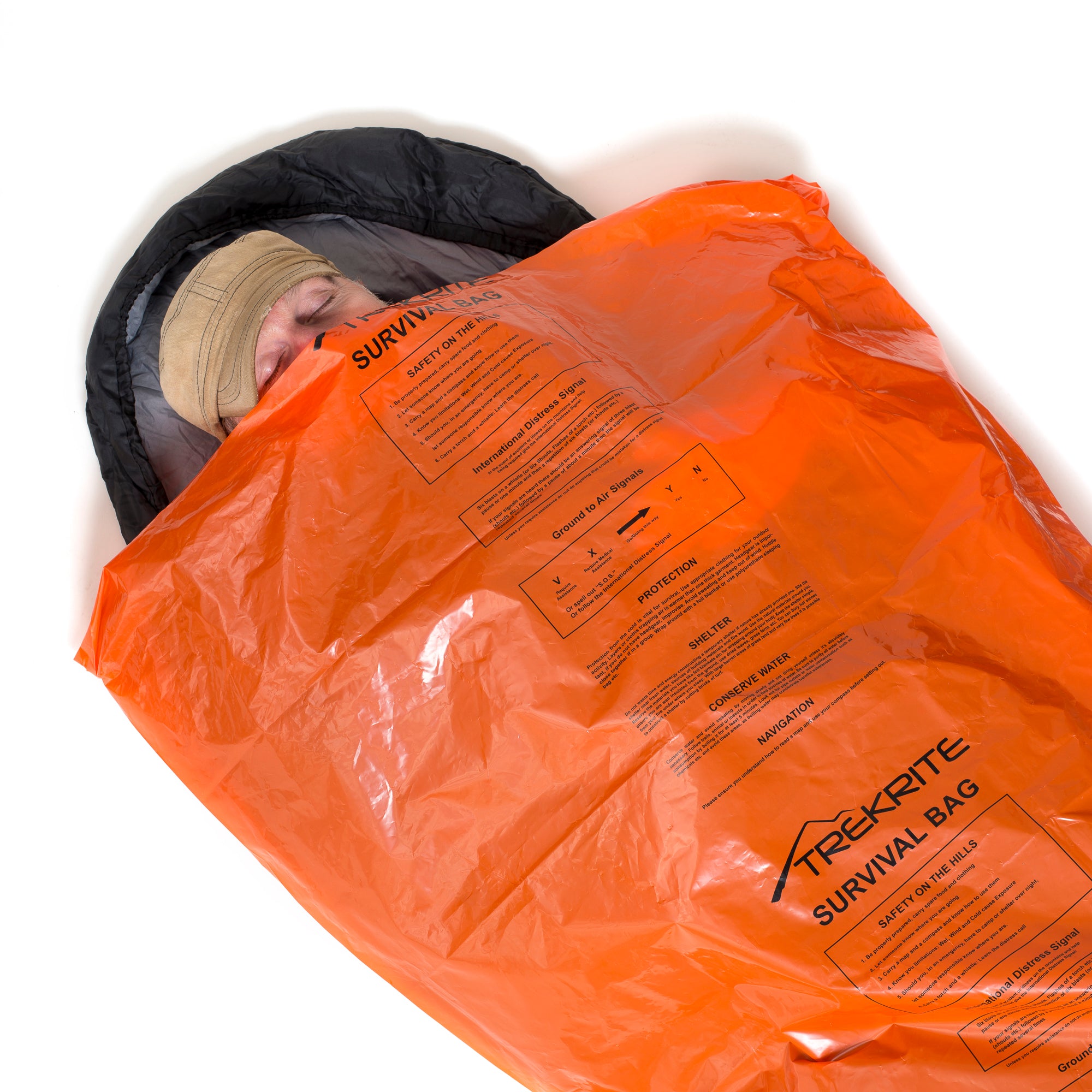 Highlander Waterproof Survival Bag / Bivi – Emergency Bushcraft Shelter Kit – Cs 037