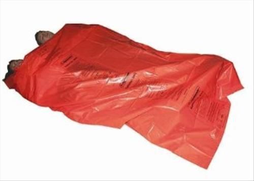Hi Vis Orange Survival Bivi Bag - XL Double Size