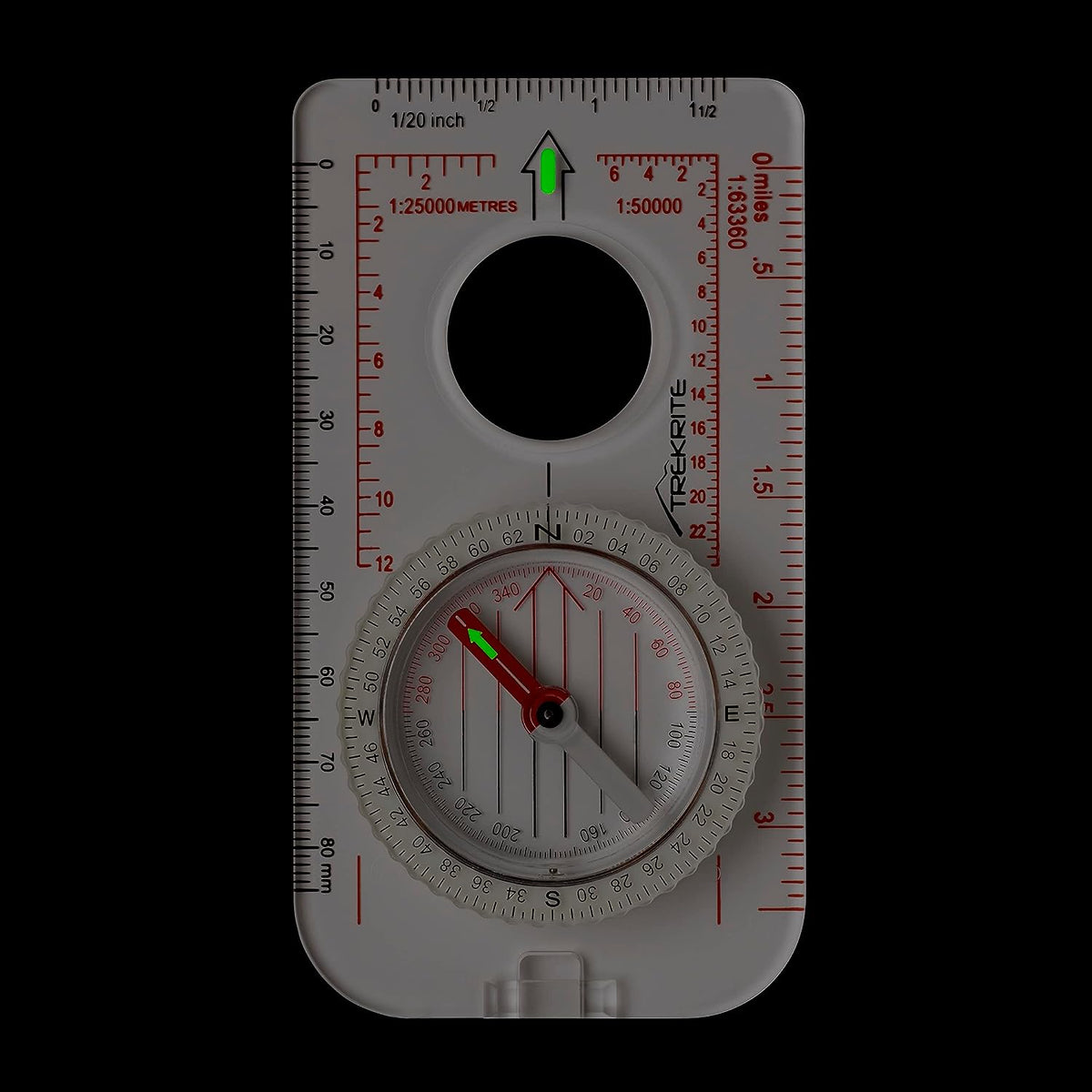 Mils Compass Layout Explorer Military Compass with Mils and Degrees – Trekrite