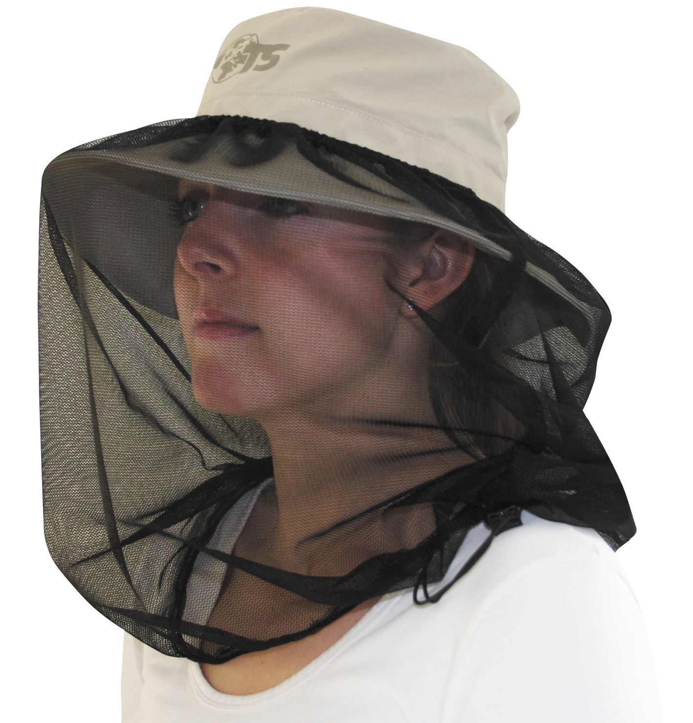 Travelsafe Mosquito Sunhat - Beige Sun Hat with Integral Net