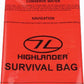 Highlander Bivi/ Bivvy Survival Bag - Orange