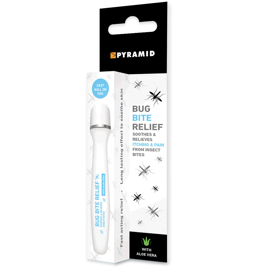 Pyramid Bug Bite Relief Pen with Aloe Vera - 15ml