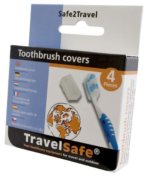 Travel Toothbrush Covers - Pack of 4