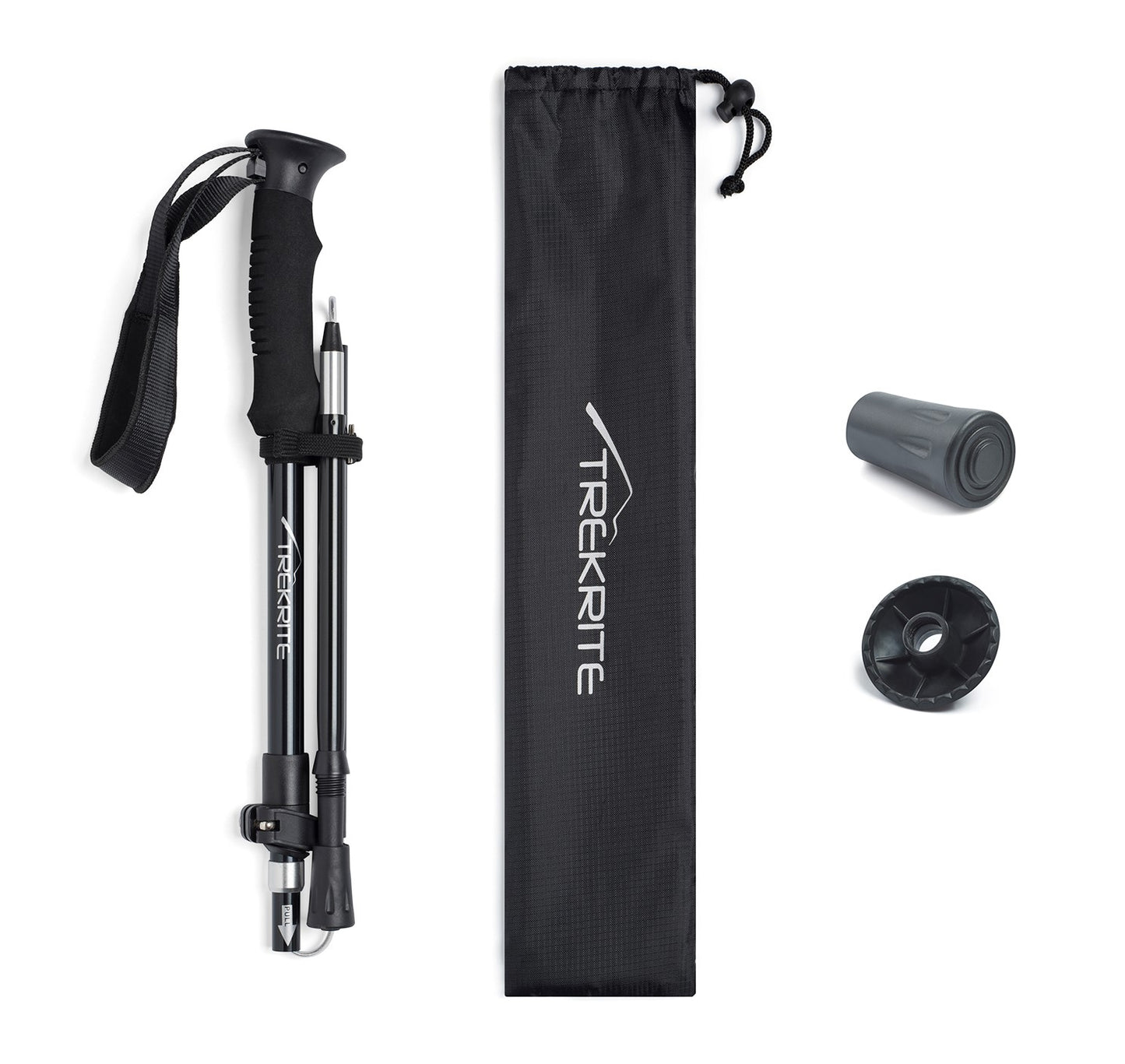 Trekrite Folding Hiking Pole - Single or Pair - Available in Two Sizes